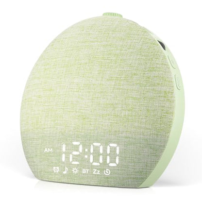 Geuuap Sunrise Alarm Clock White Noise Sound Machine for Bedroom