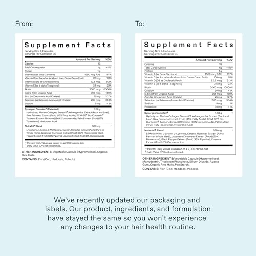 Women's Hair Growth Supplement for Thicker & Stronger Hair