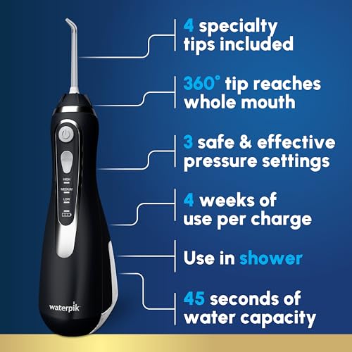 Cordless Rechargeable Water Flosser for Teeth & Gum Care