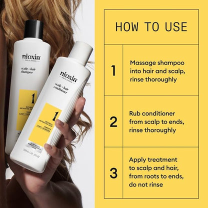 Scalp & Hair Thickening System for Thinning Hair, 3-Month Kit