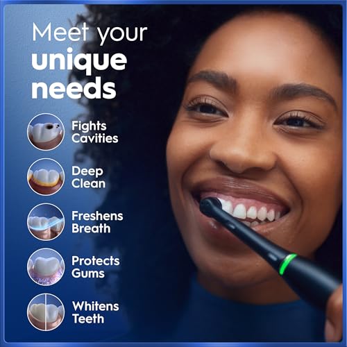Rechargeable Electric Toothbrush with 5 Modes & Pressure Sensor