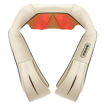 Nekteck Shiatsu Neck Massager with Heat for Pain Relief Deep Tissue