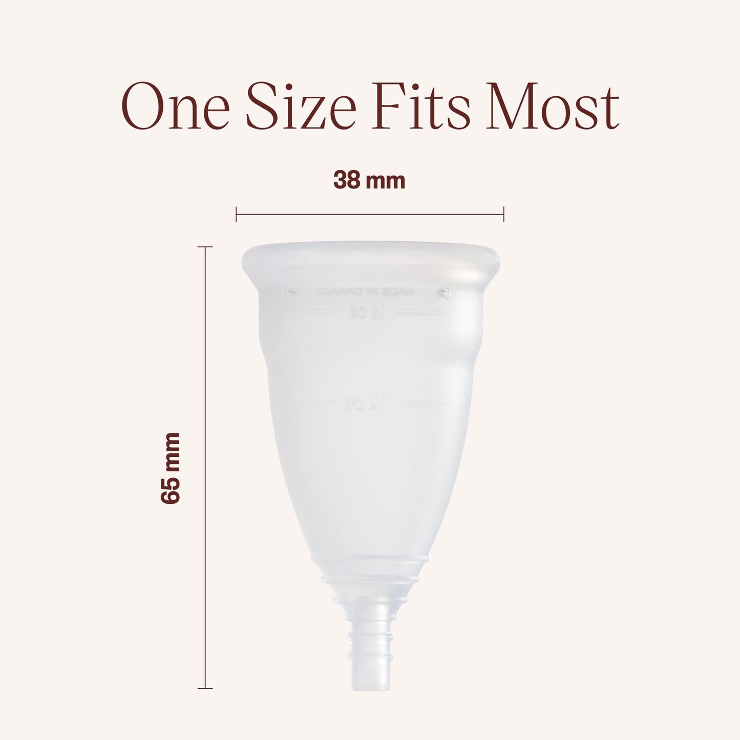 Reusable Silicone Menstrual Cup for Up to 12 Hours Leak Protection