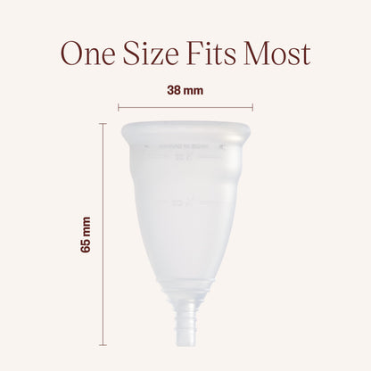 Reusable Silicone Menstrual Cup for Up to 12 Hours Leak Protection