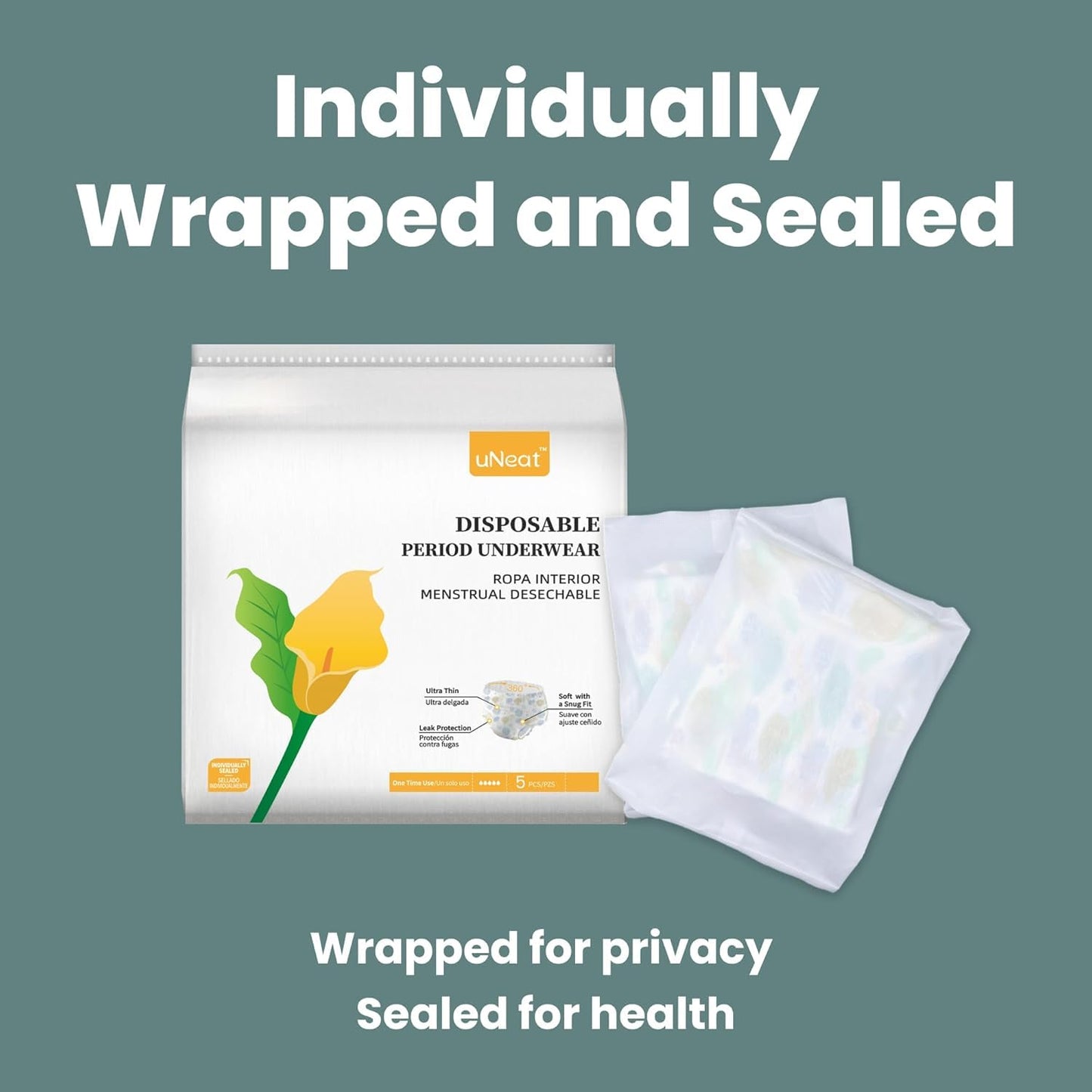 Disposable Leakproof Period Underwear for Overnight Protection