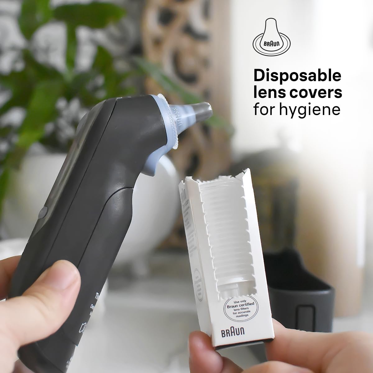 Digital Ear Thermometer with Age Precision and App Connectivity