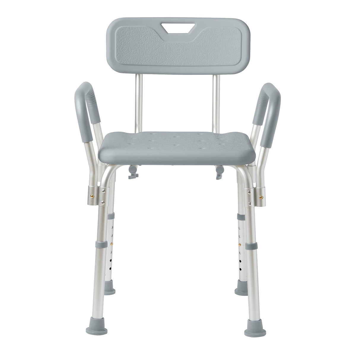 Shower Chair with Padded Armrests and Back, 350 lb Capacity