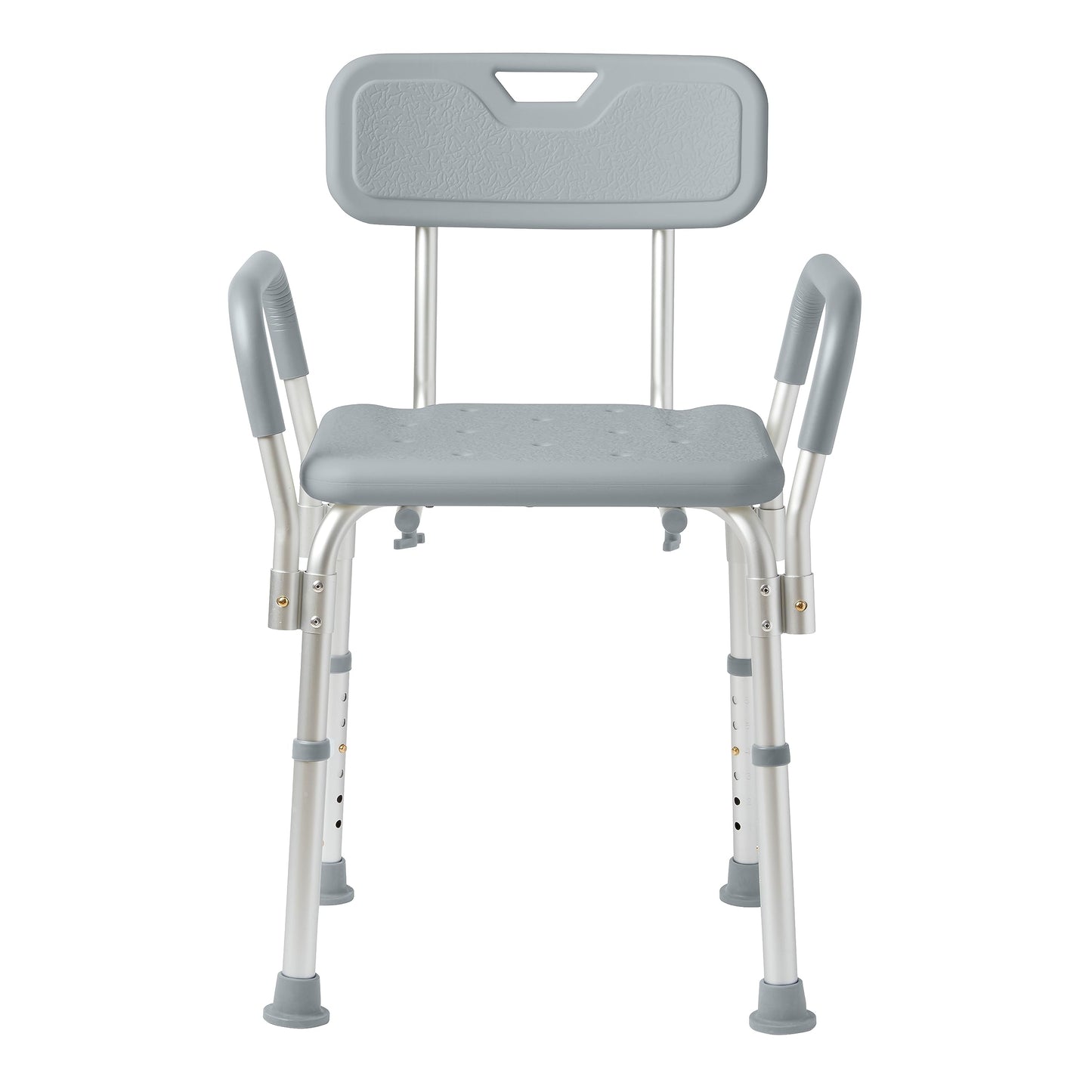 Shower Chair with Padded Armrests and Back, 350 lb Capacity