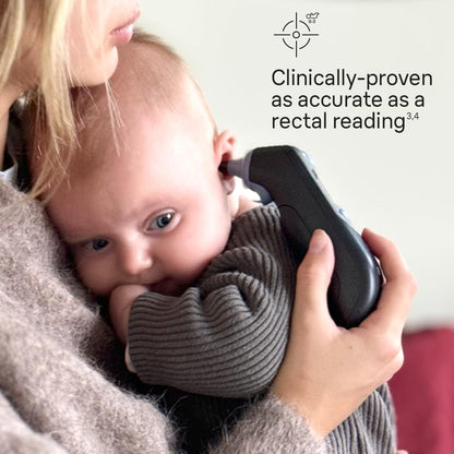 Digital Ear Thermometer with Age Precision and App Connectivity