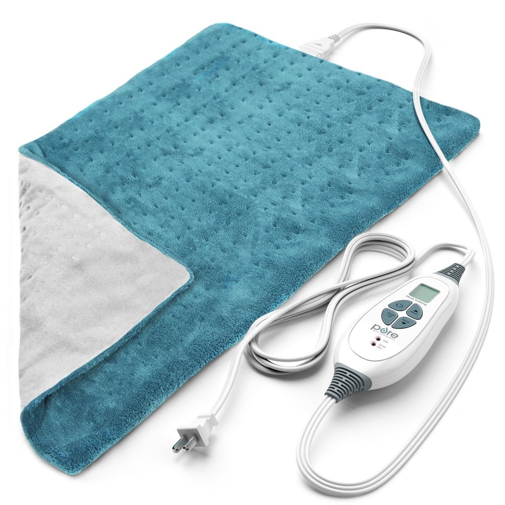 XL Electric Heating Pad with 6 Heat Settings & Auto-Off