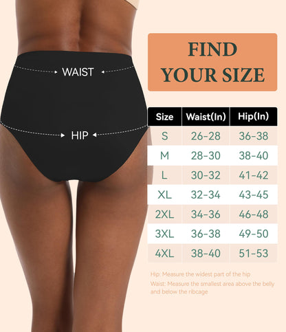 IRISMORII Women's Leakproof Incontinence Underwear Washable 3 Pack