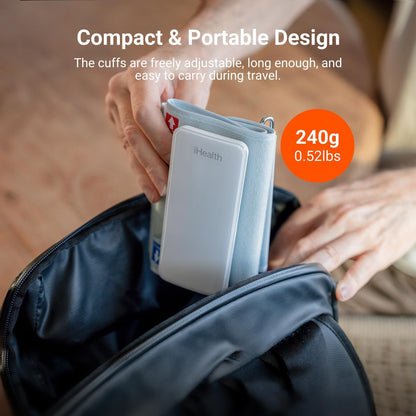 Wireless Upper Arm Blood Pressure Monitor with Bluetooth App Tracking