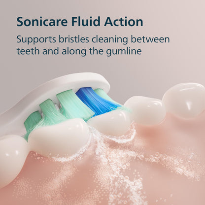 Rechargeable Sonic Electric Toothbrush with Pressure Sensor, 3-Pack