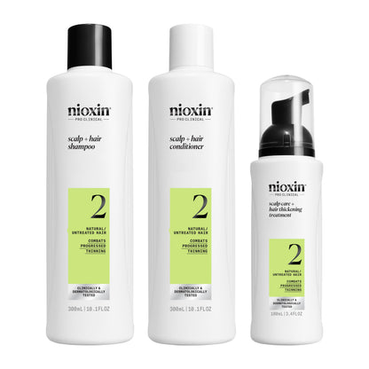Scalp & Hair Thickening System for Thinning Hair, 3-Month Kit