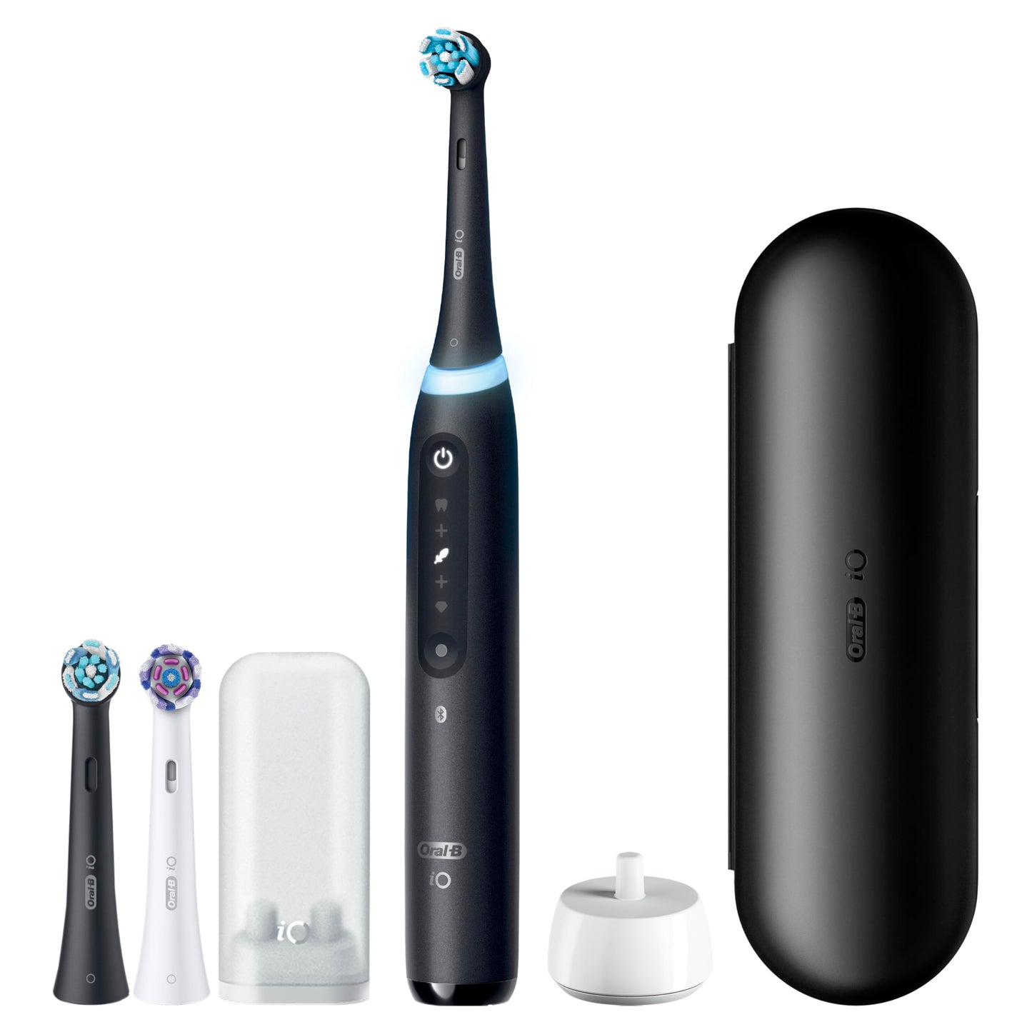 Rechargeable Smart Electric Toothbrush with Travel Case & 3 Brush Heads