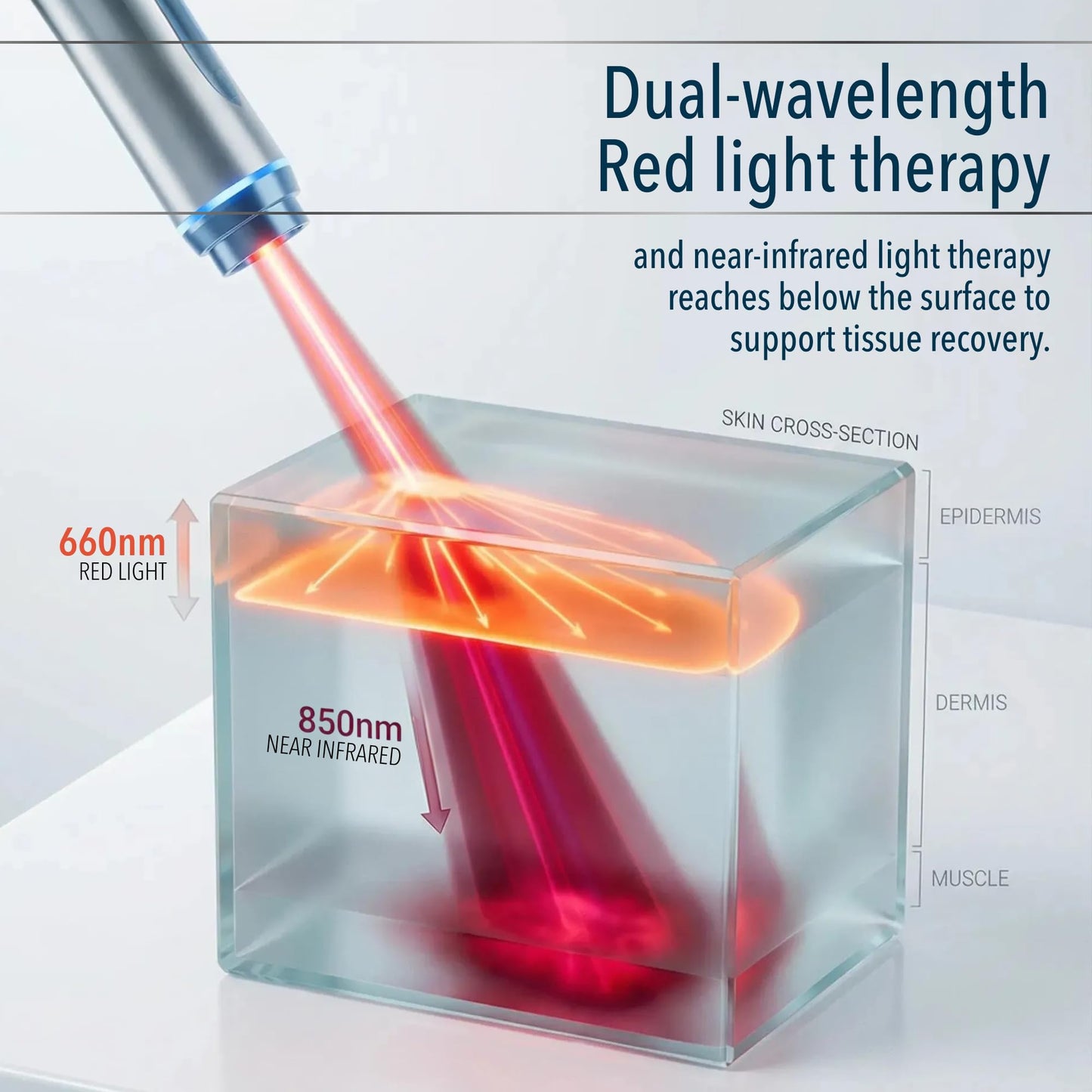 Heated Knee Massager with Red Light Therapy for Pain Relief