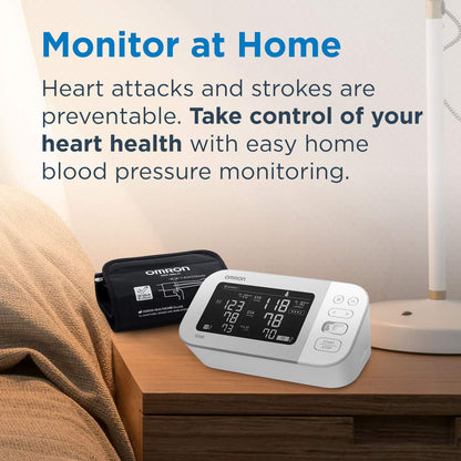 Bluetooth Upper Arm Blood Pressure Monitor for Two Users, 200 Readings
