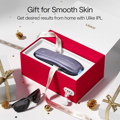 IPL Hair Removal Device with Ice-Cooling, Dual Lights & Skin Sensor