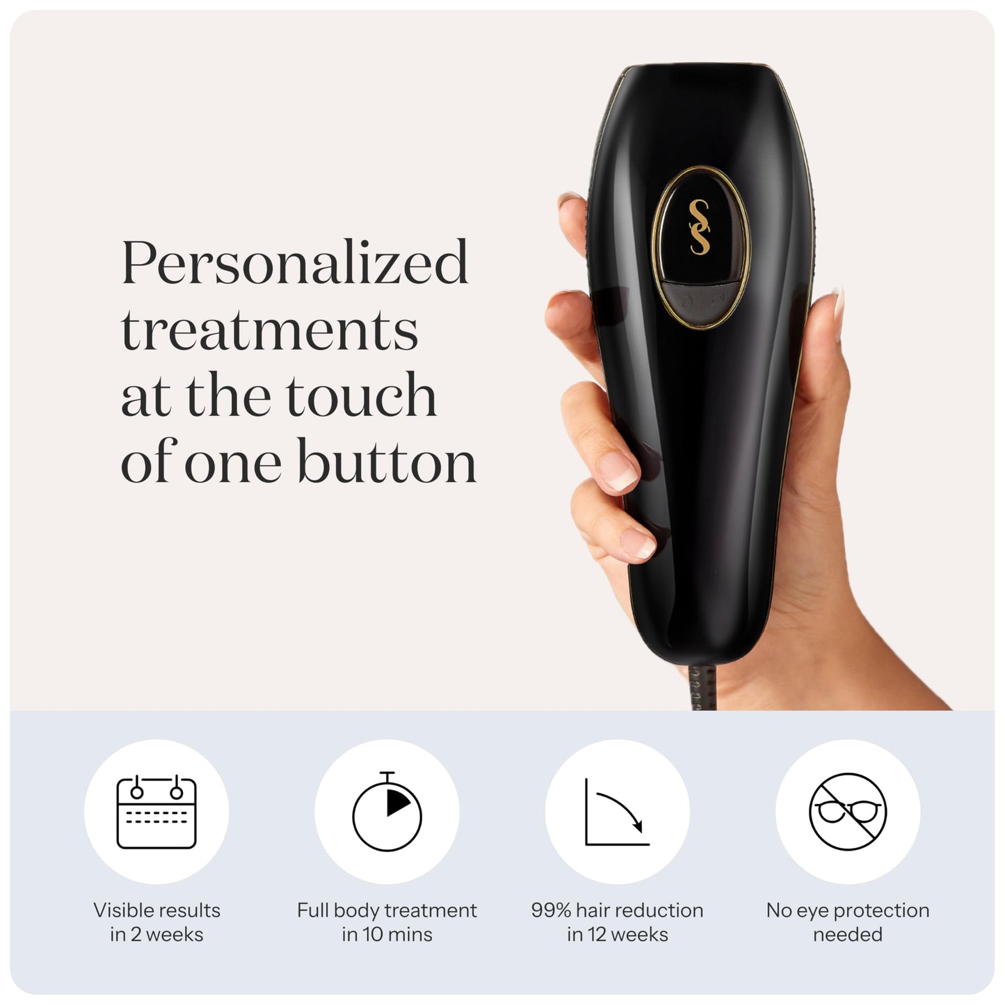 At-Home IPL Hair Removal Device for Face & Body