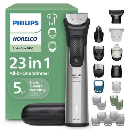 NORELCO Norelco 9000 Trimmer Face,Hair,Body Stainless Steel Wet and Dry Men