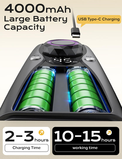 USB Rechargeable Electric Nail Drill with 12 Bits, 45,000 RPM