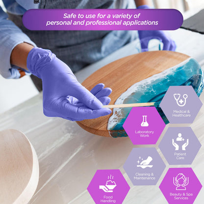 Medical-Grade Nitrile Examination Gloves, Powder-Free, 1,200 Count