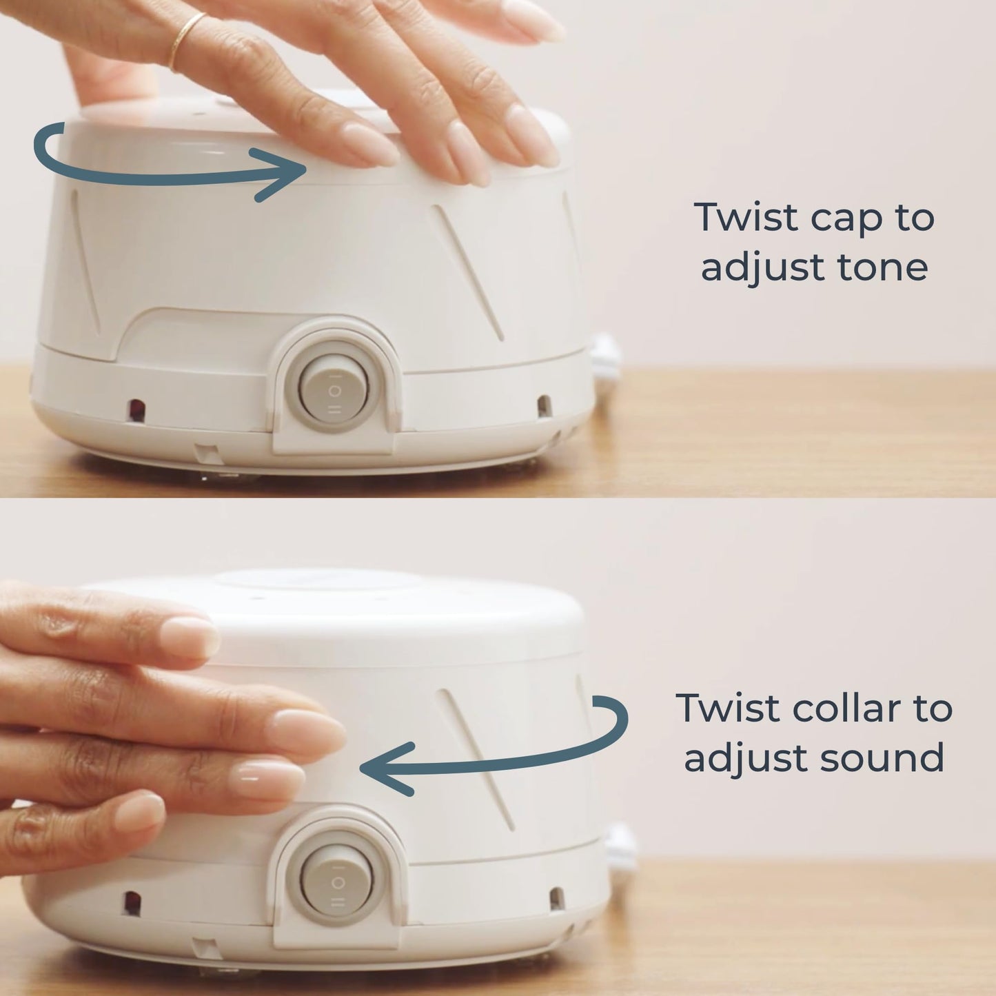 Natural Fan White Noise Machine for Sleep, Travel & Privacy