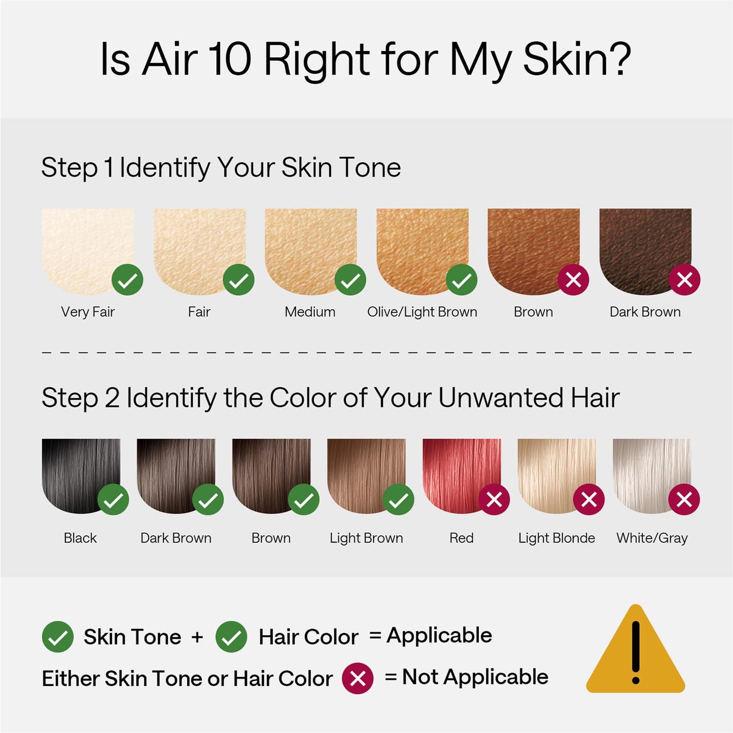 IPL Hair Removal Device with Ice-Cooling, Dual Lights & Skin Sensor