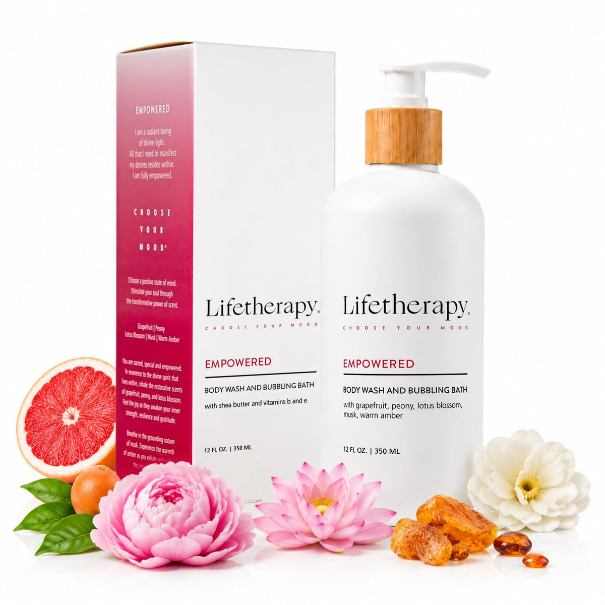 Lifetherapy 3-in-1 Body Wash, Bubble Bath & Hand Wash