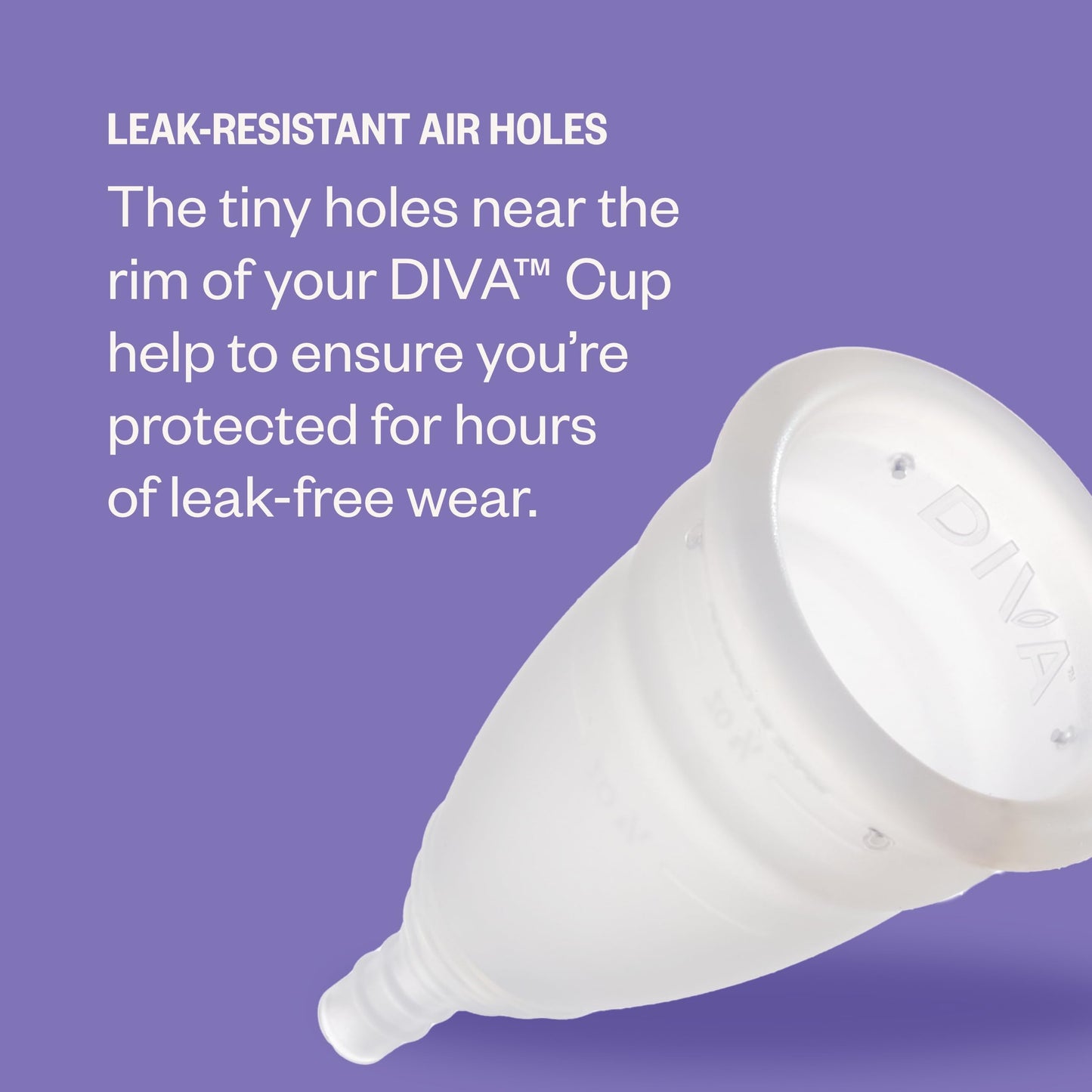 Reusable Silicone Menstrual Cup for Up to 12 Hours Leak Protection