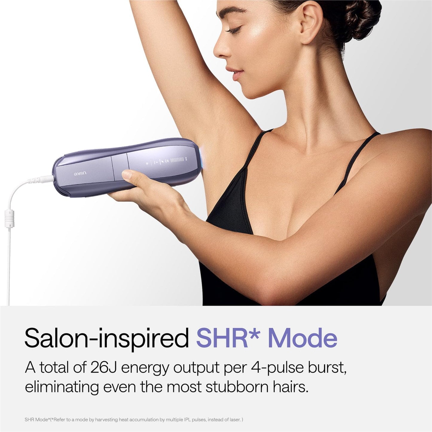 IPL Hair Removal Device with Ice-Cooling, Dual Lights & Skin Sensor
