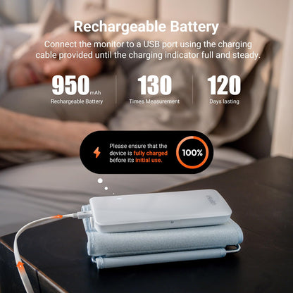 Wireless Upper Arm Blood Pressure Monitor with Bluetooth App Tracking