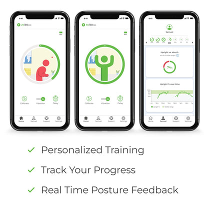 Upright GO 2 Premium | Posture Trainer & Tracker for Women & Men with Smart App