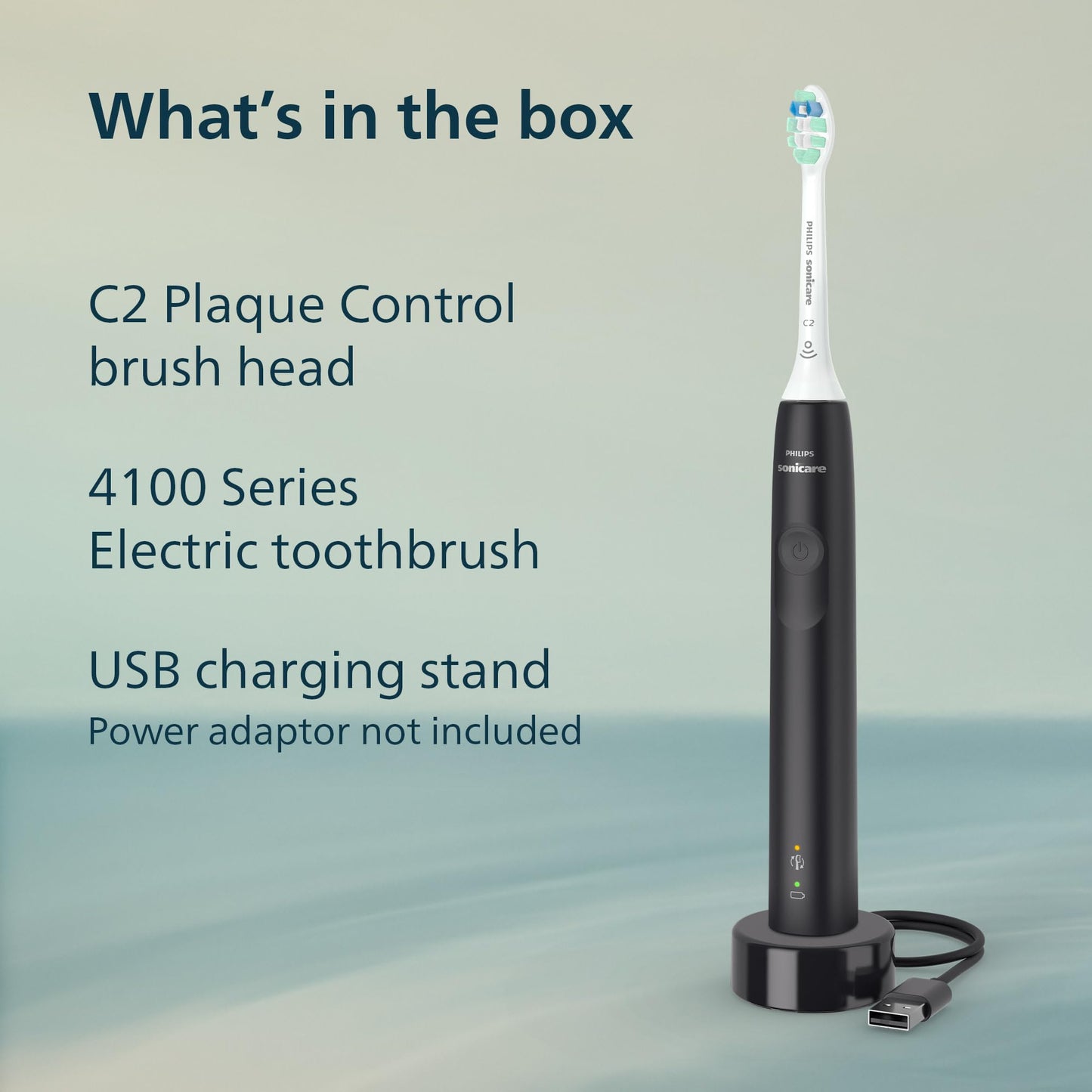 Rechargeable Sonic Electric Toothbrush with Pressure Sensor, 3-Pack