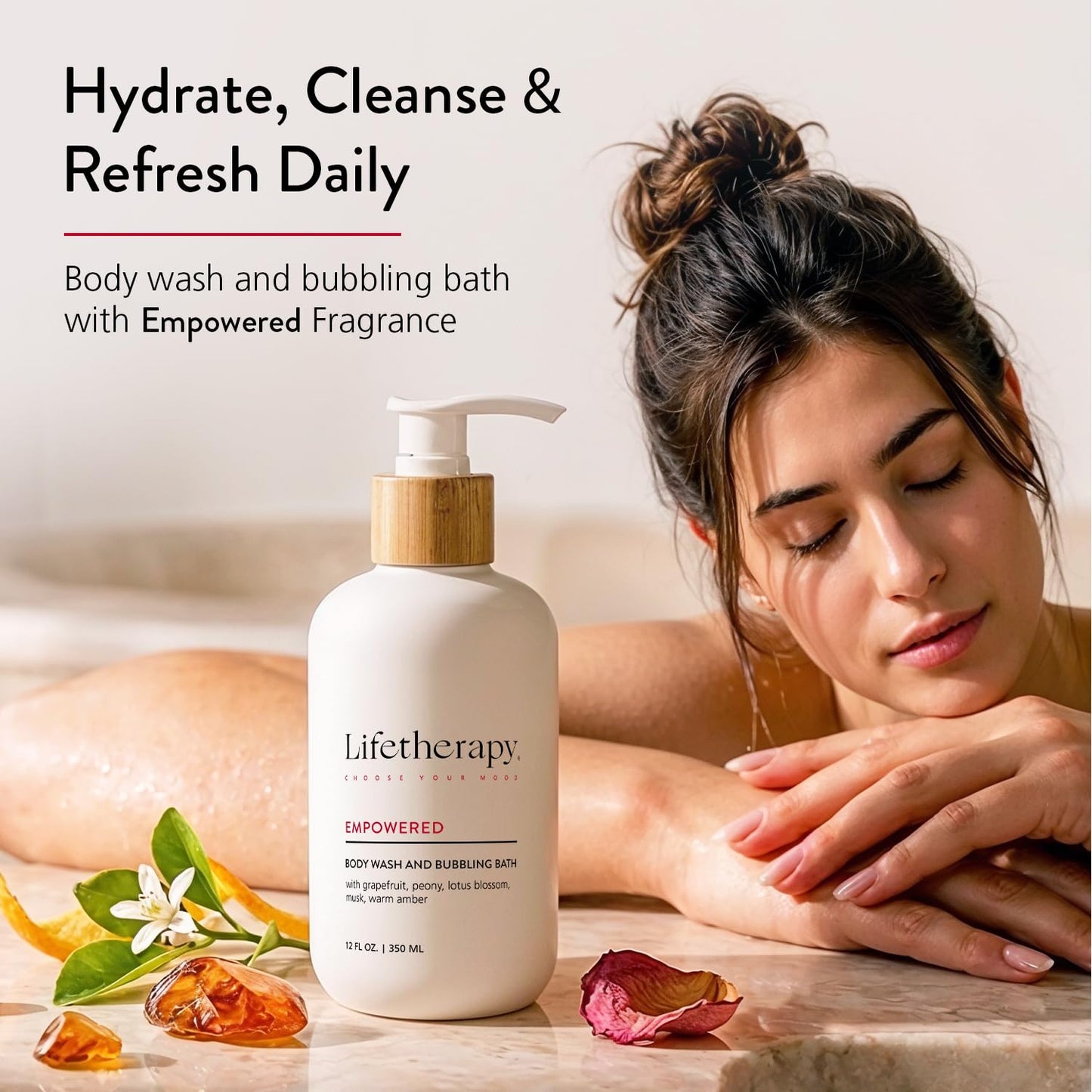 Lifetherapy 3-in-1 Body Wash, Bubble Bath & Hand Wash
