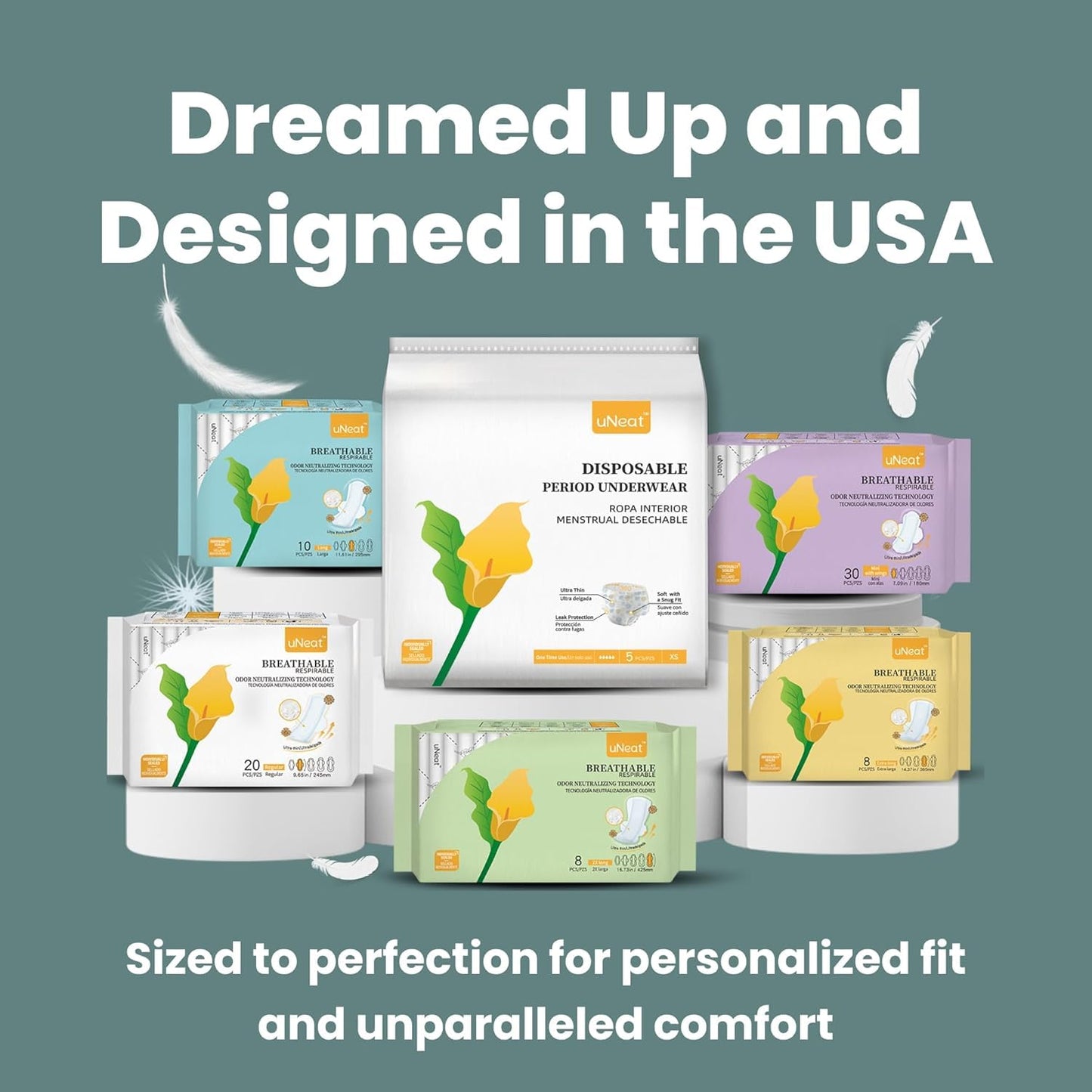 Disposable Leakproof Period Underwear for Overnight Protection