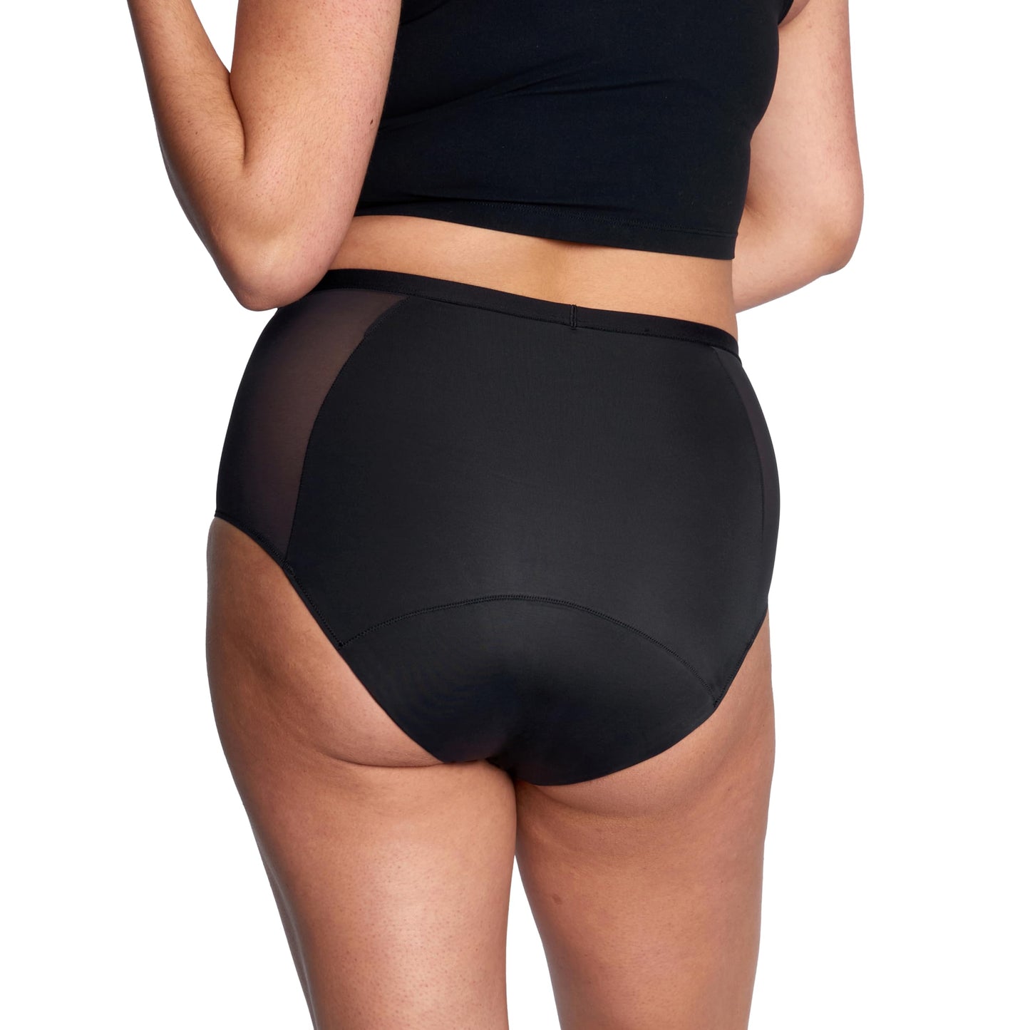 High-Waist Absorbent Period Underwear for All-Day Leak Protection