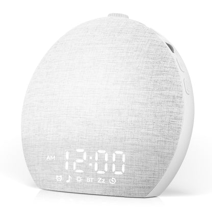 Geuuap Sunrise Alarm Clock White Noise Sound Machine for Bedroom