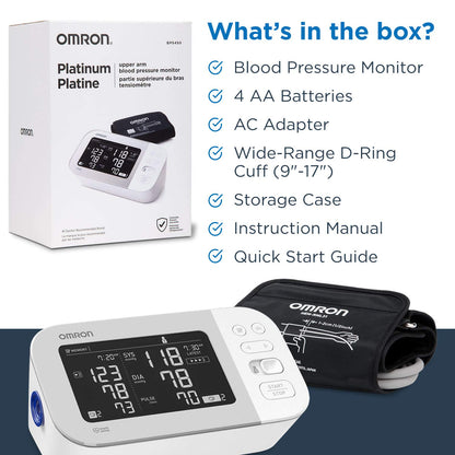 Bluetooth Upper Arm Blood Pressure Monitor for Two Users, 200 Readings