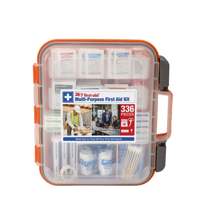 OSHA-Compliant 336-Piece First Aid Kit for 100 People