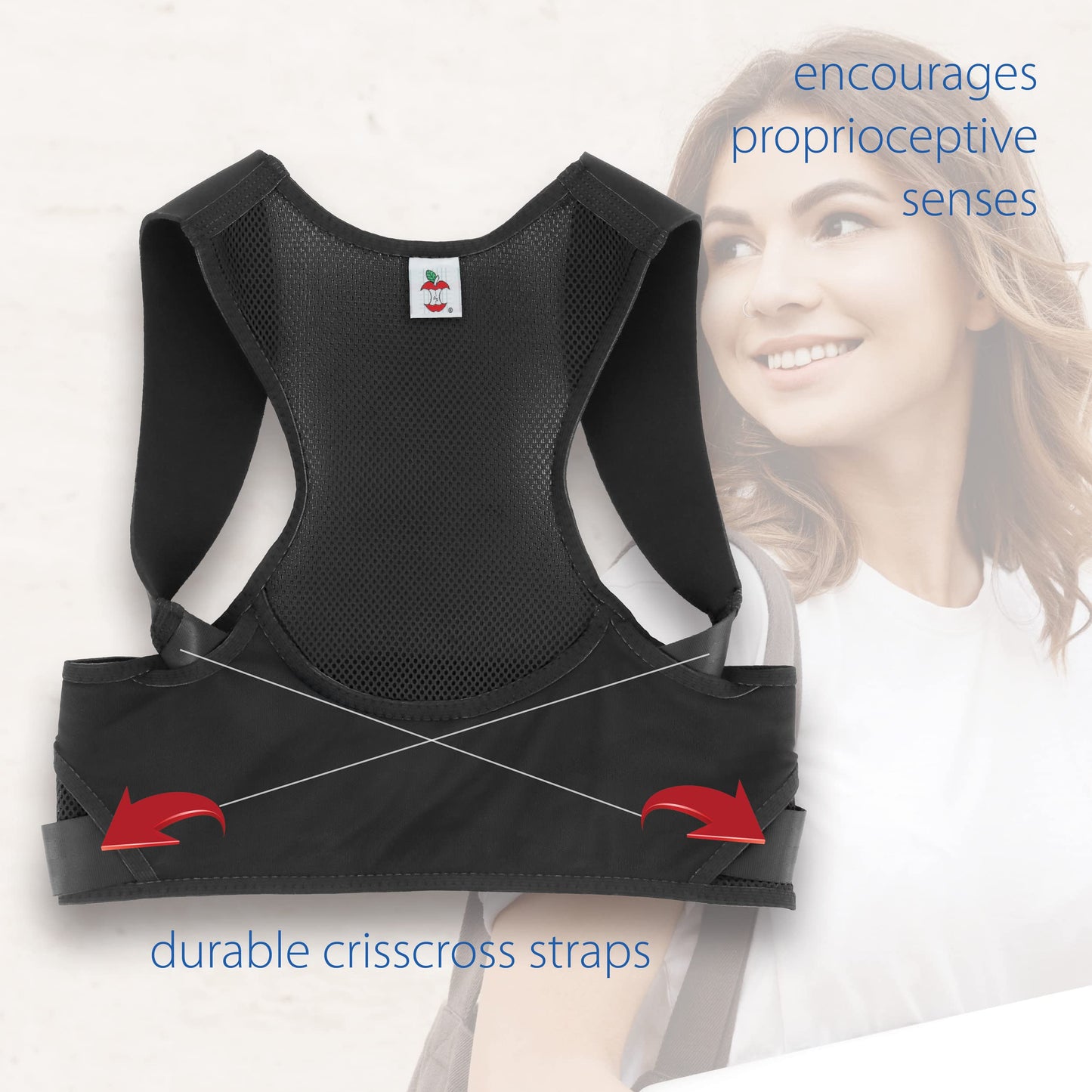 Core Products Perfect Posture Corrector, Black