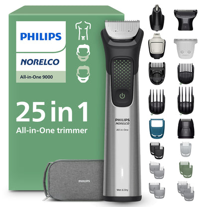 NORELCO Norelco 9000 Trimmer Face,Hair,Body Stainless Steel Wet and Dry Men