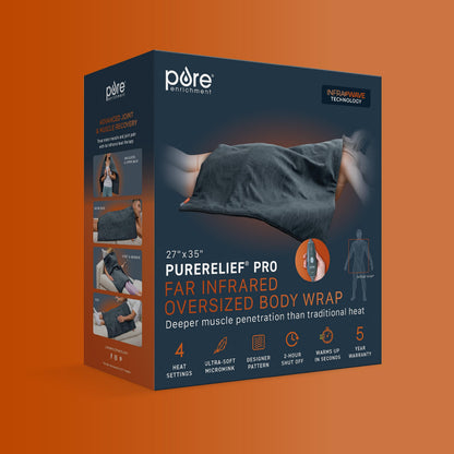 Oversized Far Infrared Full-Body Heating Wrap for Pain Relief