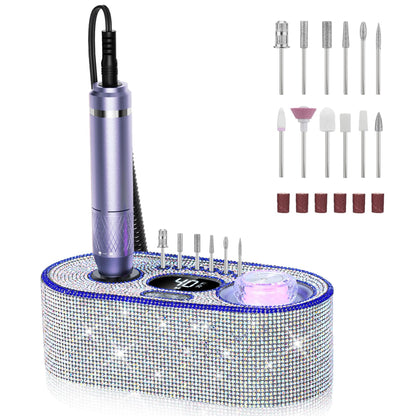 Professional Electric Nail Drill with LCD Display, 40,000 RPM