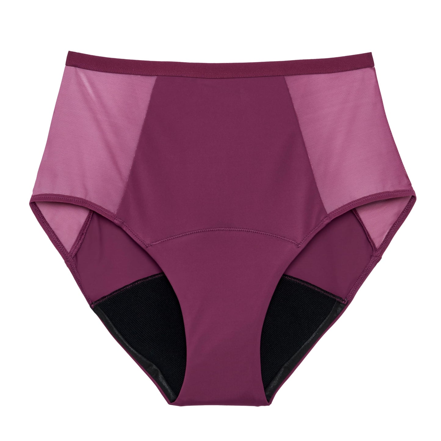 High-Waist Absorbent Period Underwear for All-Day Leak Protection