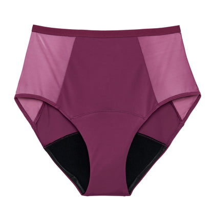 High-Waist Absorbent Period Underwear for All-Day Leak Protection