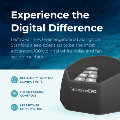 Non-Looping White Noise Sound Machine with Sleep Timer