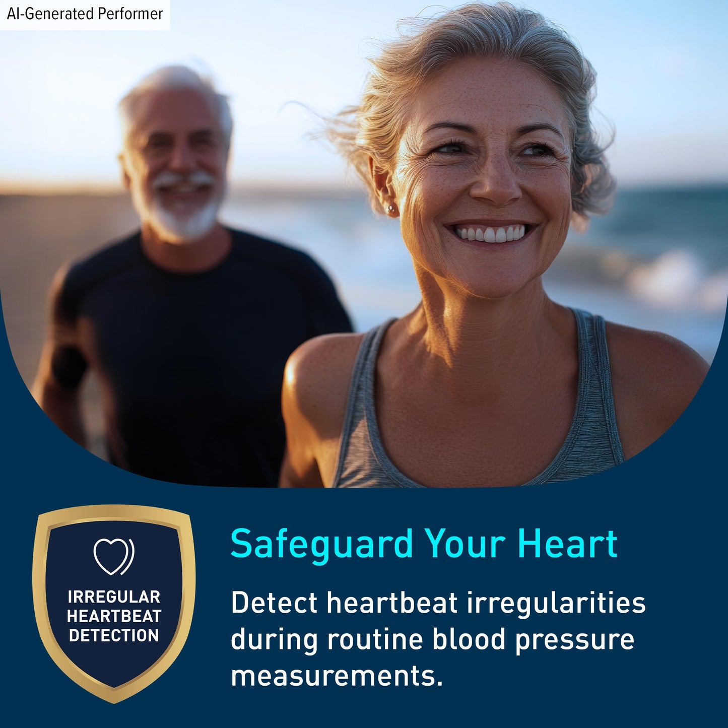 Wireless Upper Arm Blood Pressure Monitor with Bluetooth Connectivity