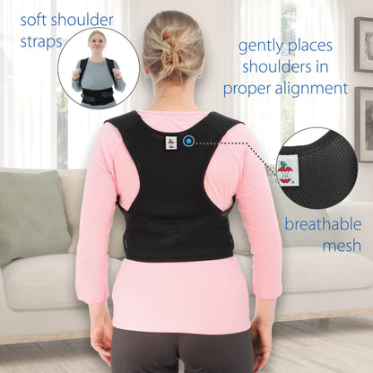Core Products Perfect Posture Corrector, Black