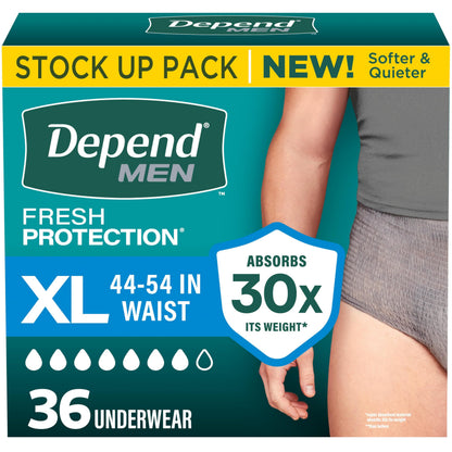 Depend Clean & Secure Ultra Thin Pads with Wings 2